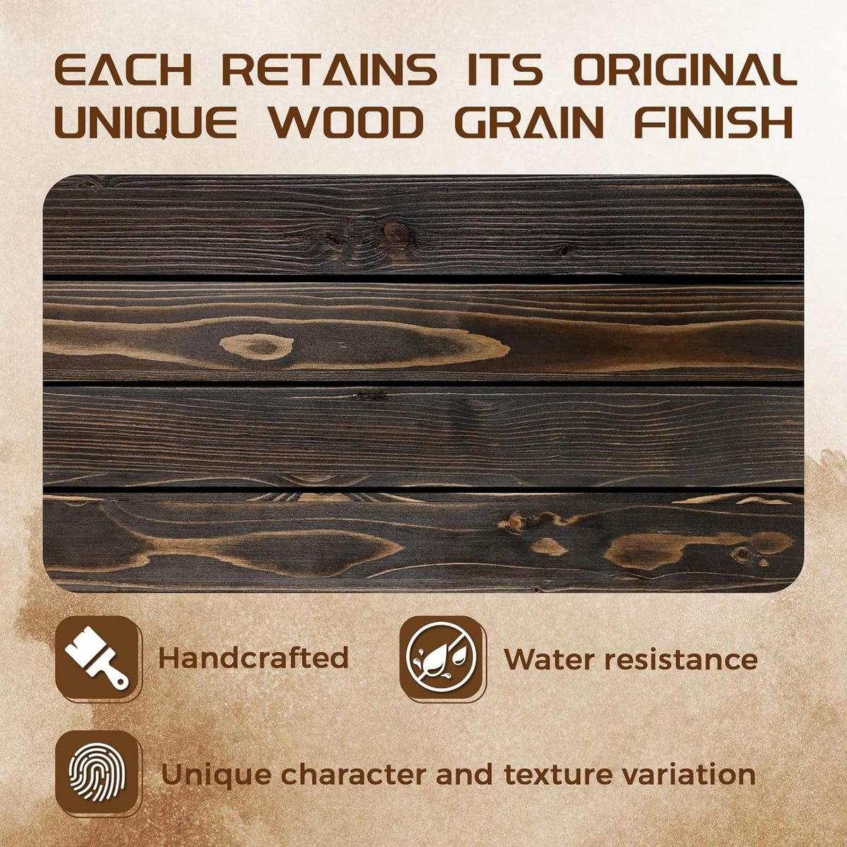 60x8x3 Fireplace Mantel - Solid Rustic Wood - Wall Mounted Floating Shelf with Invisible Heavy Duty