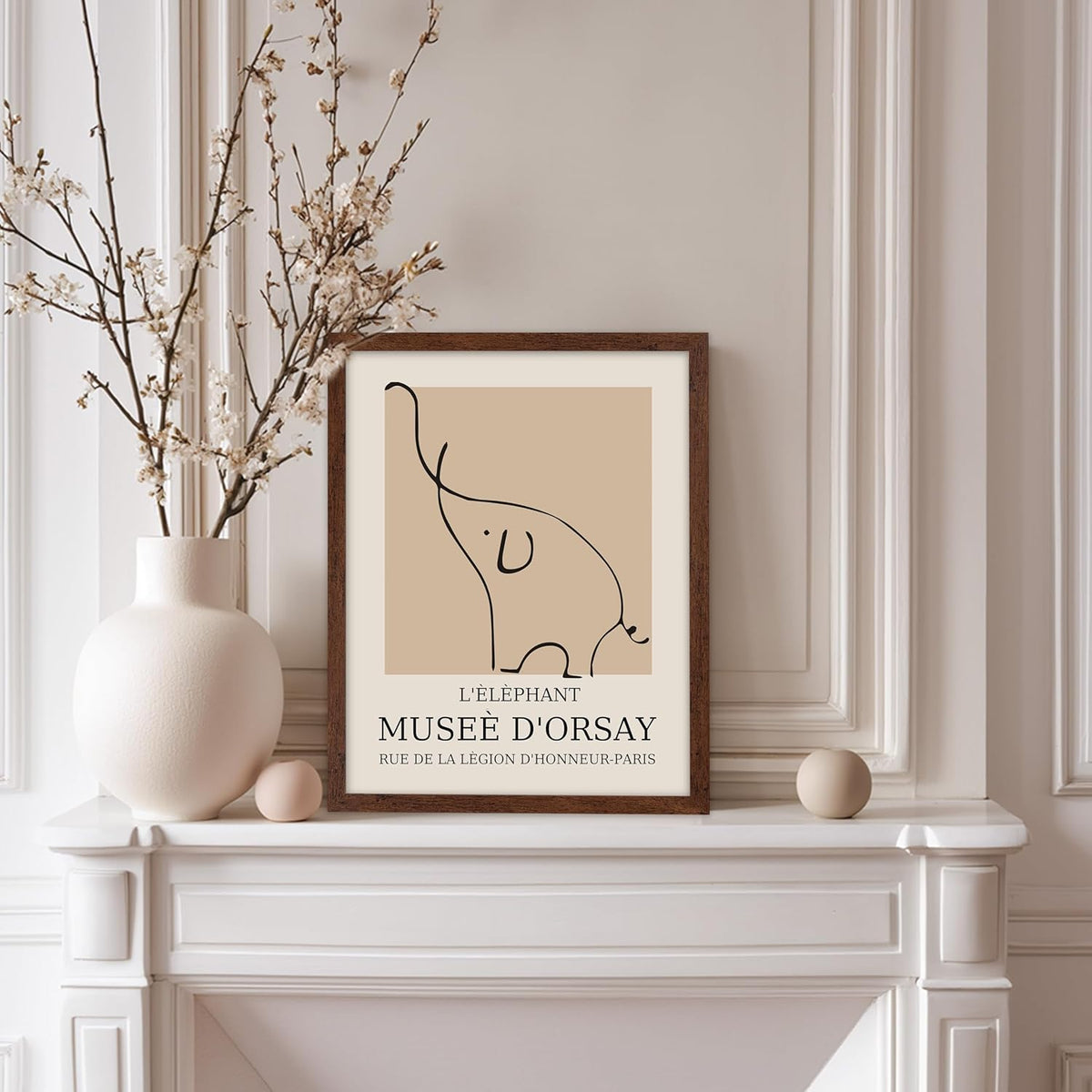Poster Master Vintage Poster - Retro Minimalist Print - Gift for Artist, Housewarming - Elephant