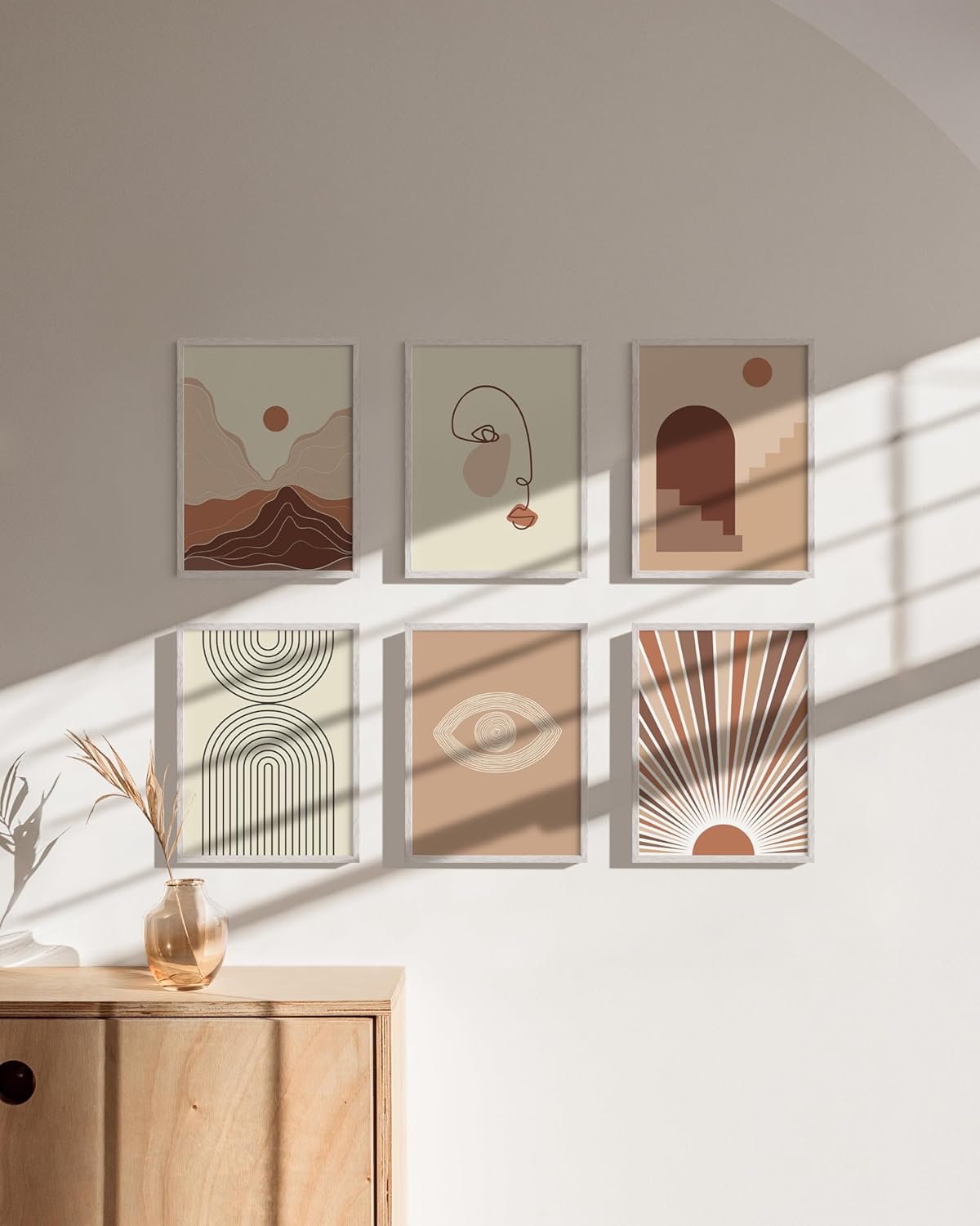 HAUS AND HUES 9x12 White Oak Wood Picture Frames Set of 25 - Premium Bulk Picture Frames 9x12