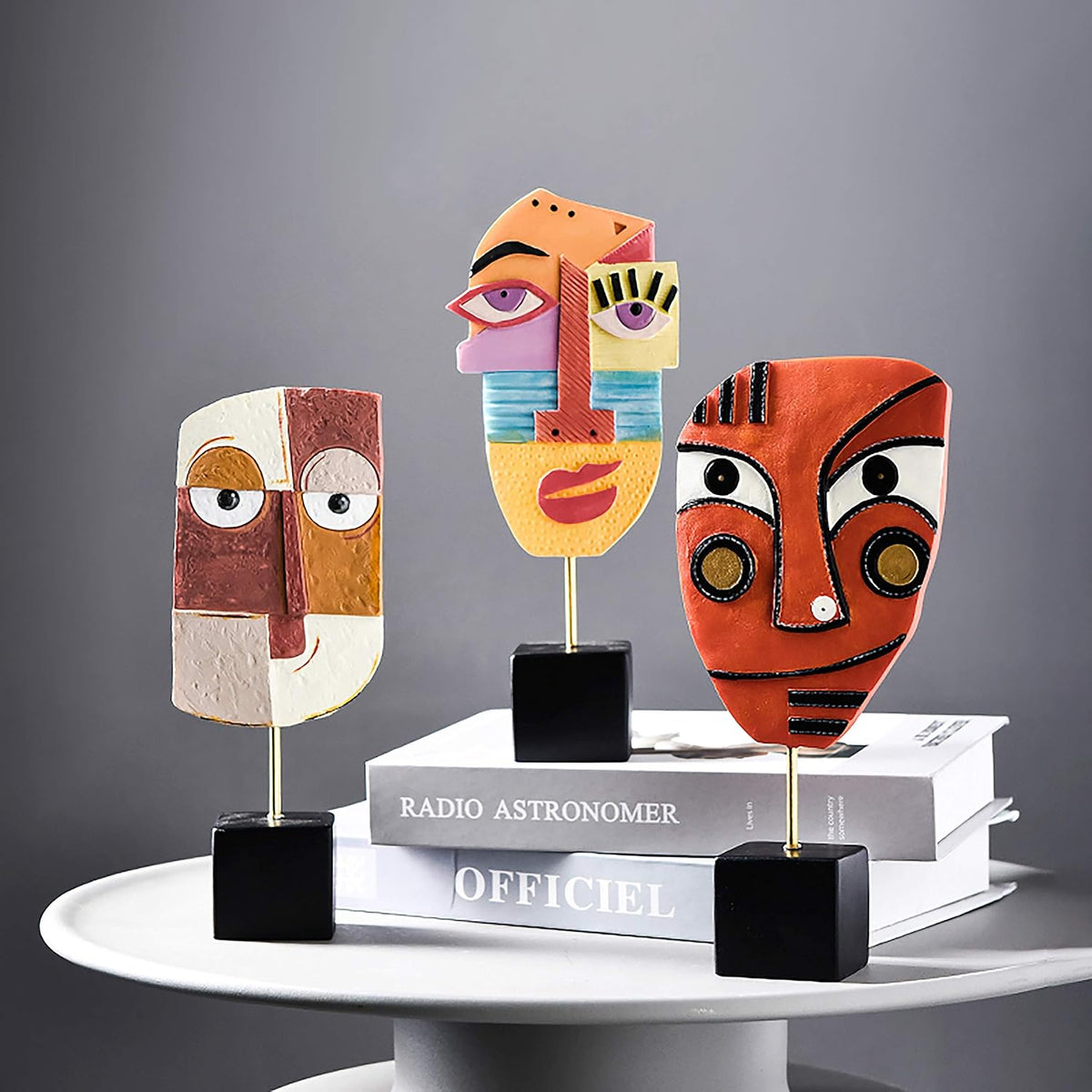 Harmony - Handcrafted Resin Abstract Sculpture for Modern Home Decor, Book Shelf, TV Stand, Living