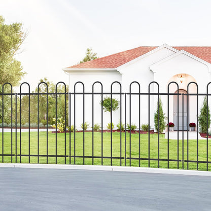 Metal Garden Fence 36 in H x 12 ft L, No dig Garden Border Yard Fencing, Dog Fence Outdoor