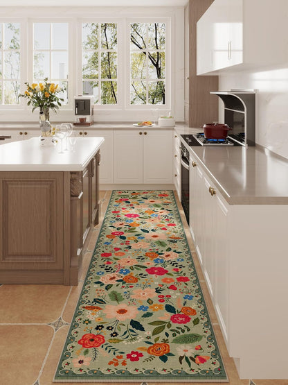 Runners for Hallways Kitchen Runner Rug Non Slip 2'x 10' Long Washable Rugs with Rubber Backing