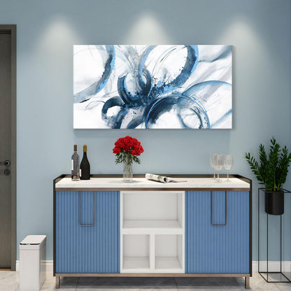 Blue Wall Art Large Pictures for Living Room Abstract Wall Decor Wall Decoration Print Pictures