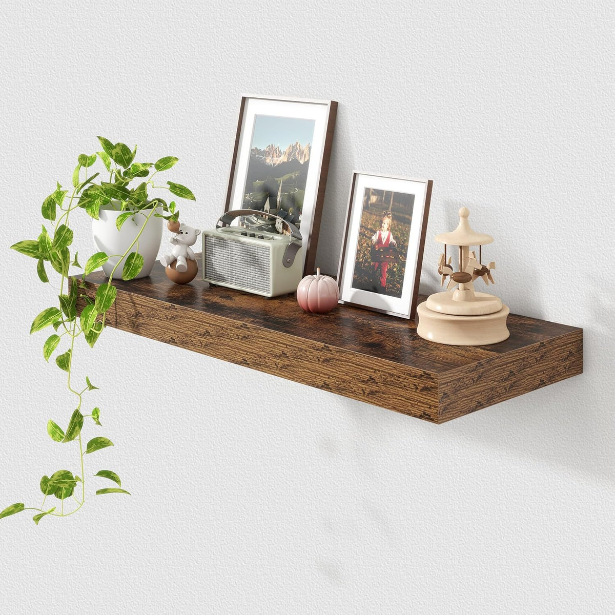 Deep Floating Shelves for Wall | 30 Inch Wide x 12 Inch Deep Floating Shelves | 30W x 12D Rustic