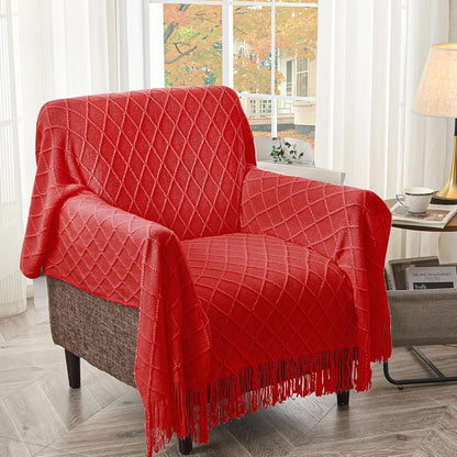 inhand Knitted Gift Throw Blankets for Couch and Bed,Valentines Day Decor Blanket for Her Him