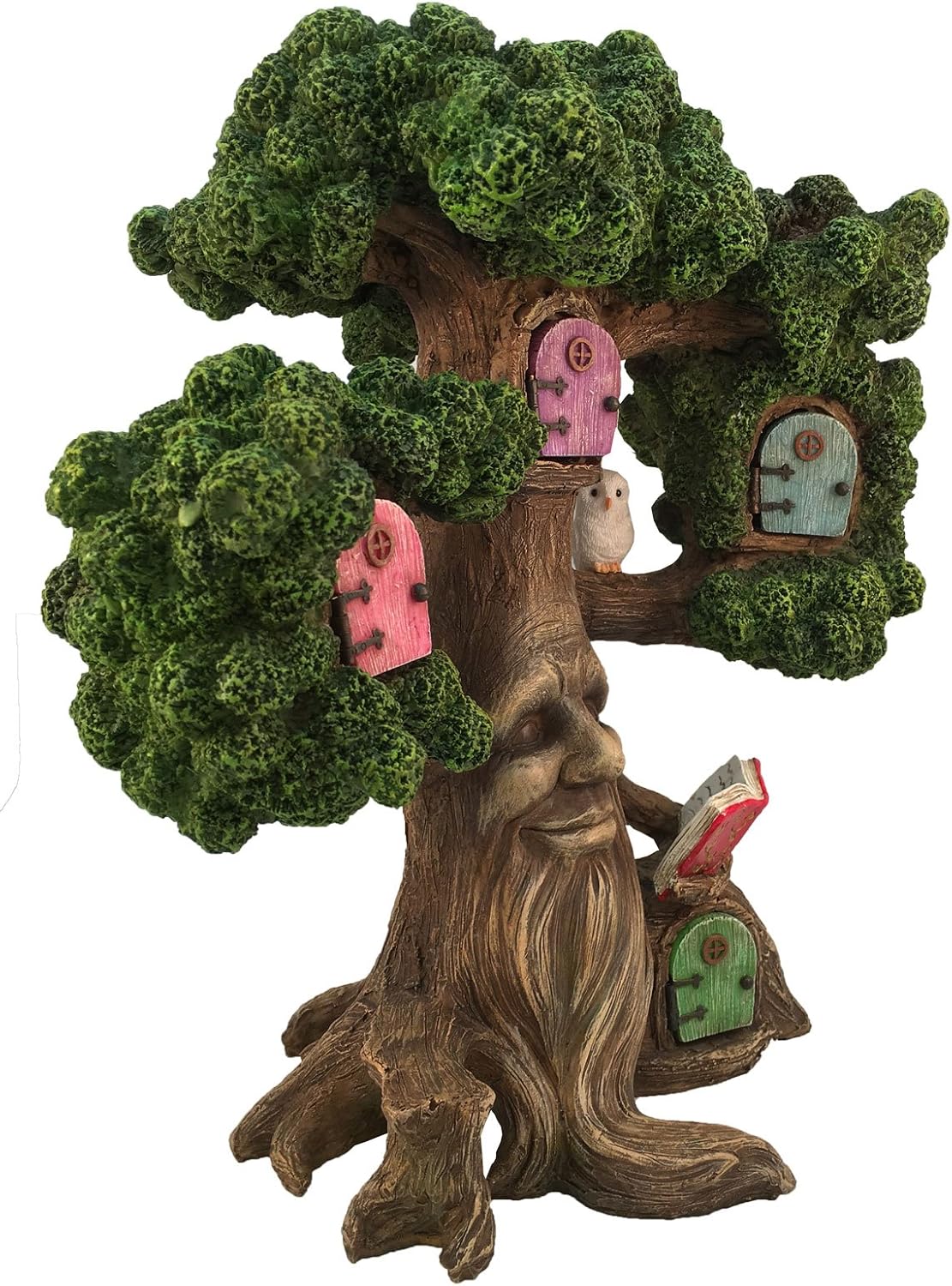 GlitZGlam Fairy Garden Enchanted Joshua's Miniature Tree (10.5 Inch Tall) for Fairies and Lawn