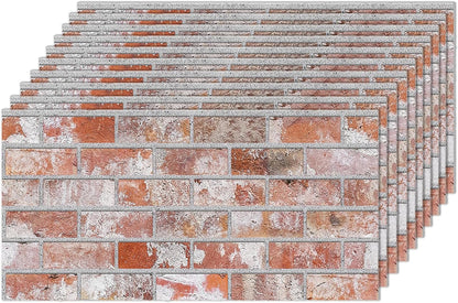 IZODEKOR 3D Wall Panels Brick Effect - Cladding, Stone Look, Styrofoam Facing for Living Room