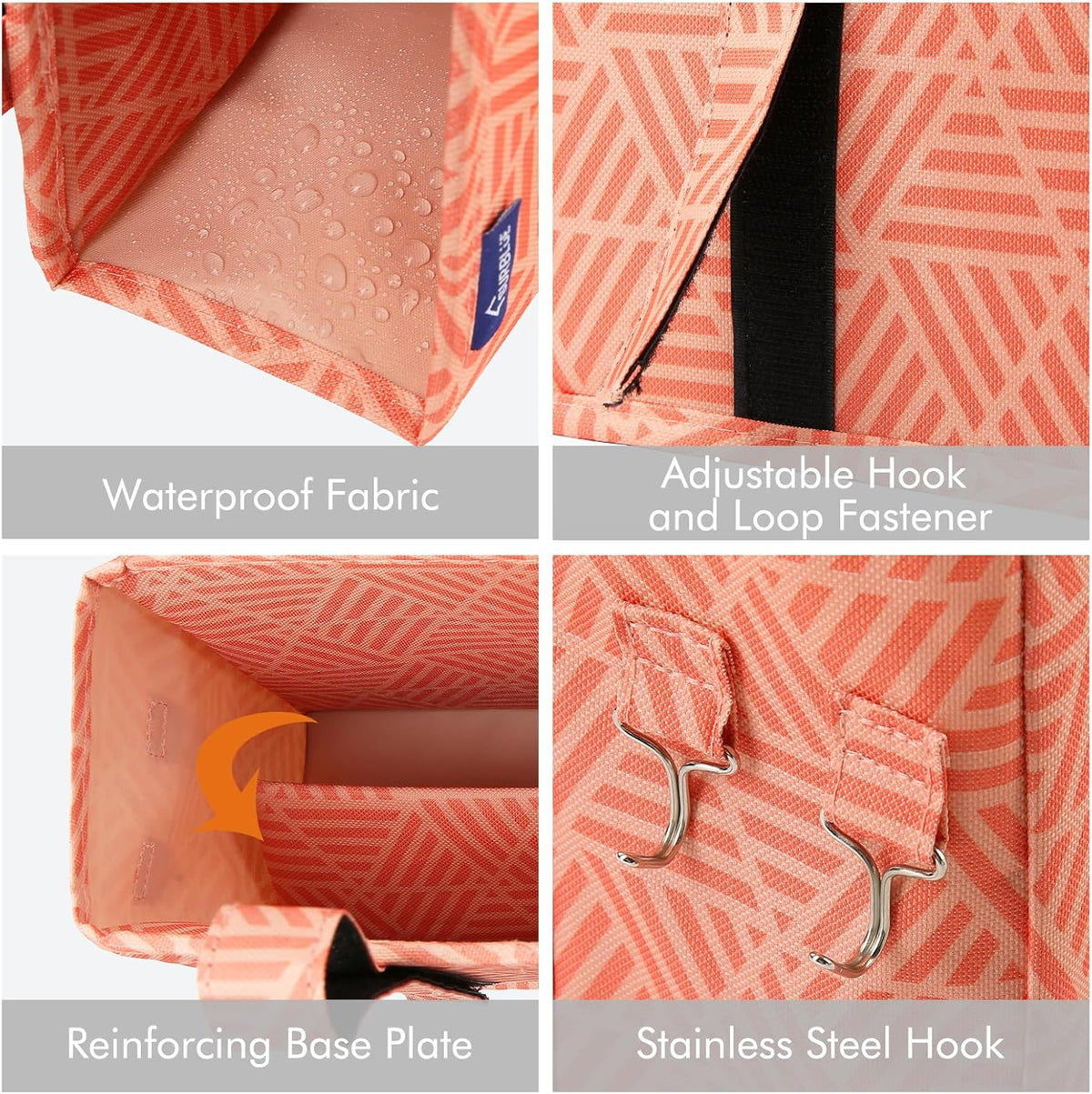 Surblue Bedside Caddy Hanging Bed Organizer Storage Bag Pocket for Bunk and Hospital Beds, College