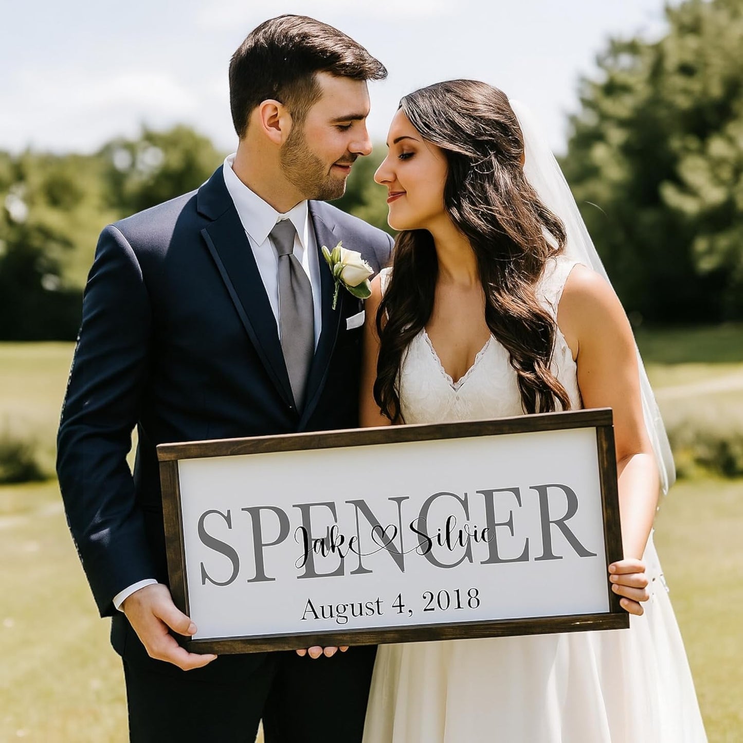personalized wedding sign custom wedding sign marriage ceremony decorations Newlywed gifts