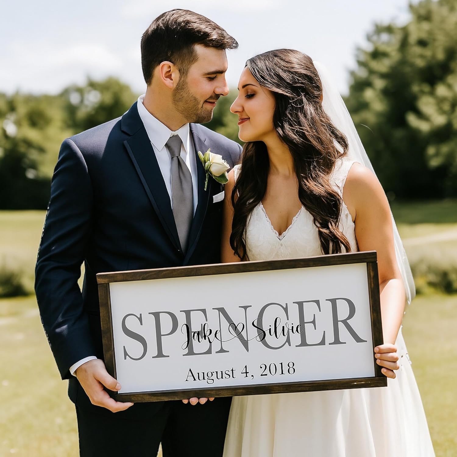 personalized wedding sign custom wedding sign marriage ceremony decorations Newlywed gifts