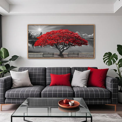 Large Framed Wall Art for Living Room Large Mangrove Landscape Modern Art for Wall Decor Living