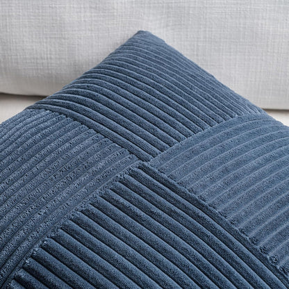Fancy Homi 2 Packs Dusty Blue Samll Decorative Throw Pillow Covers 12x12 Inch with for Couch Bed