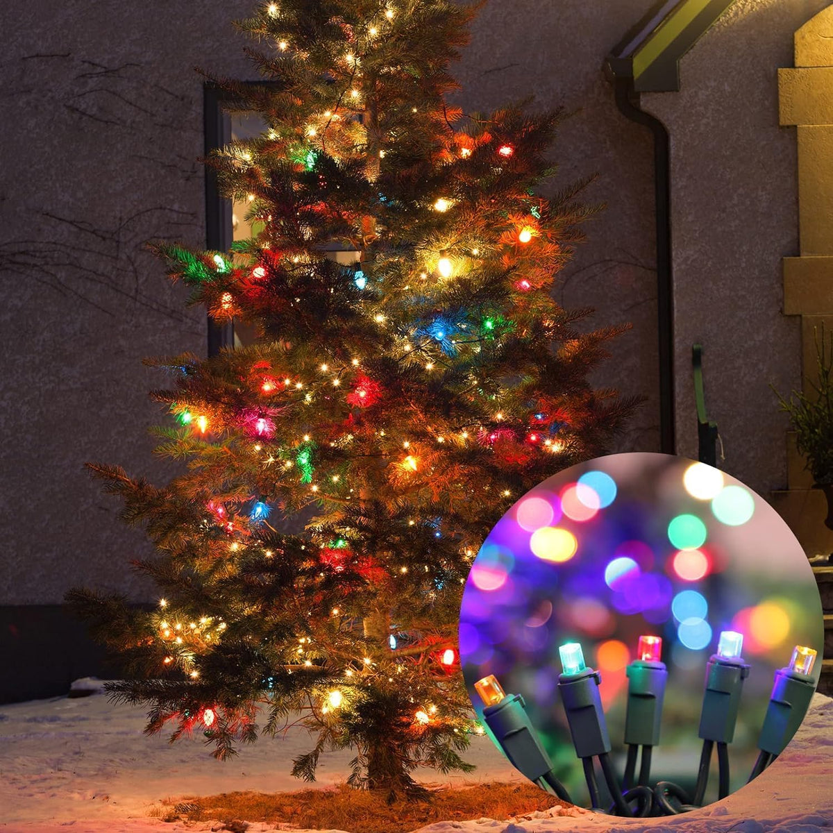 60 Count Multicolor- String Lights - LED Christmas Lights, Mini led Lights for Indoor Outdoor Home