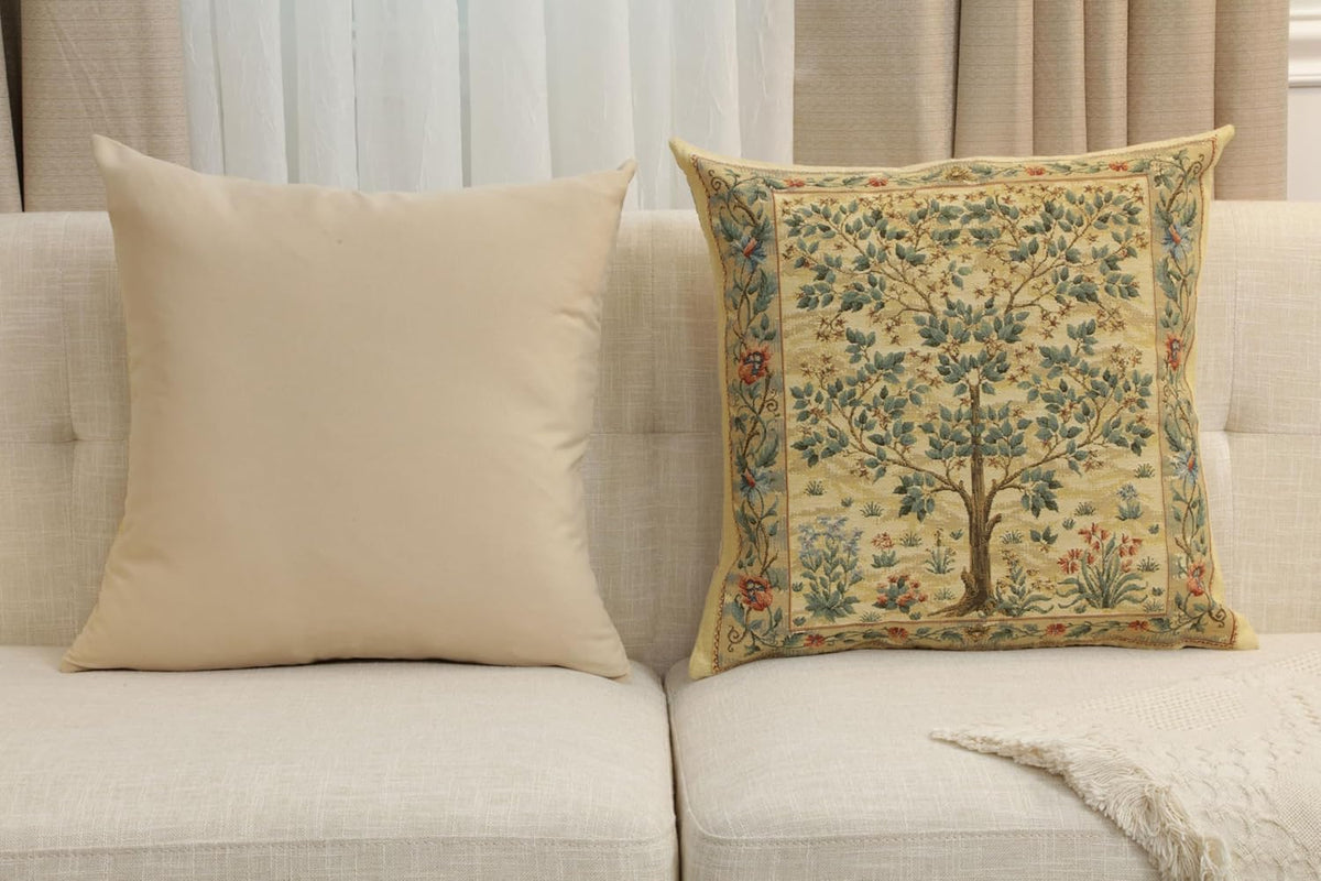 Charlotte Home Furnishings Throw Pillow Covers, Decorative Boho Pillow Covers for Couch, Light Tree