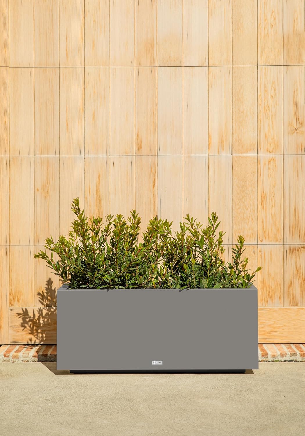 Veradek Block Series Long Box Planter - Large Rectangular Planter for Indoor or Outdoor Patio/Porch
