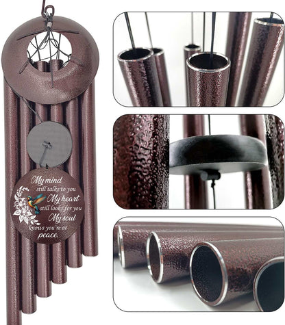 ASTARIN 36" Large Deep Tone Personalized Sympathy Wind Chimes, Memorial Wind Chime for Loss of