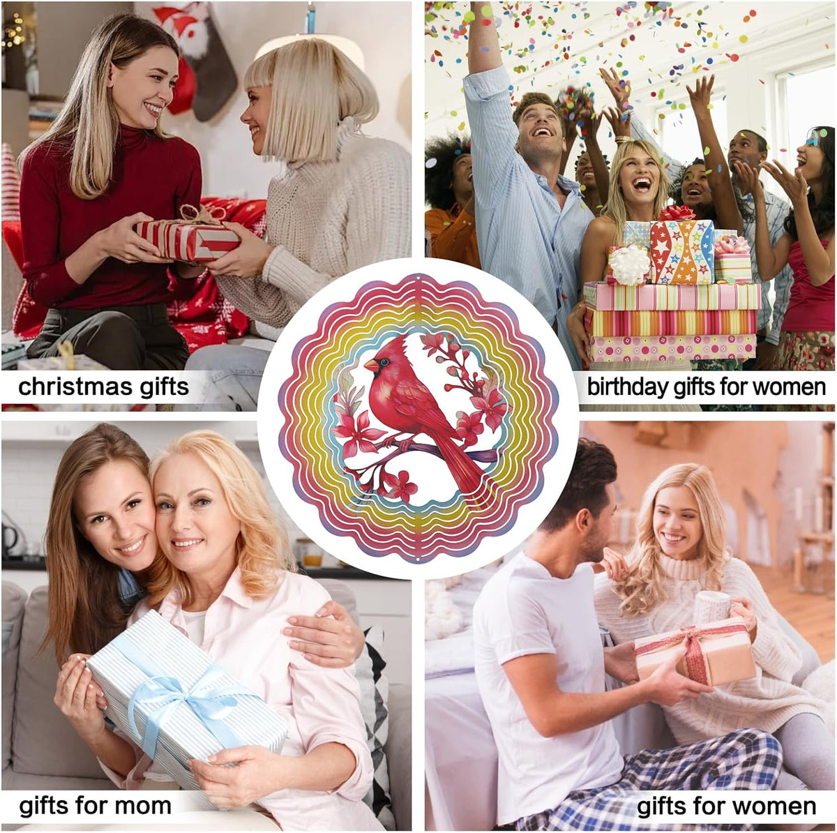 Wind Spinners Outdoor Cardinala Decorations - Birthday Gifts for Women Mom Grandma, Cardinala Deocr