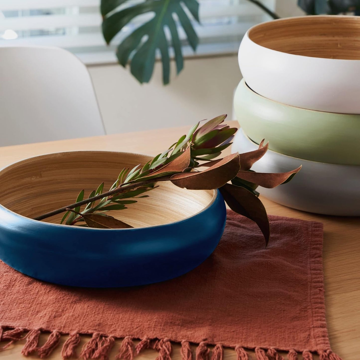 Fruit Bowl For Kitchen Counter, Decorative Bowl, Large Serving Bowl Or Fruit Basket For Kitchen