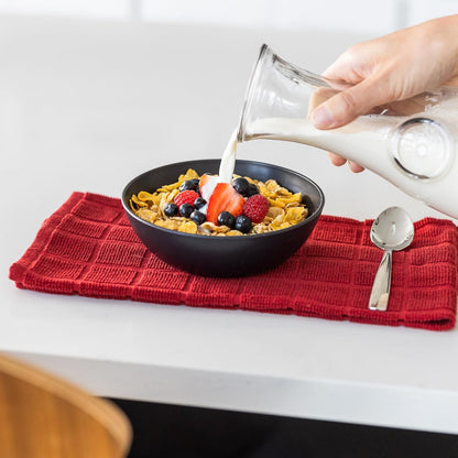 Grow Forward Premium Wheat Straw Bowls - 20oz Microwave Safe Plastic Cereal Bowls Set of 8 for