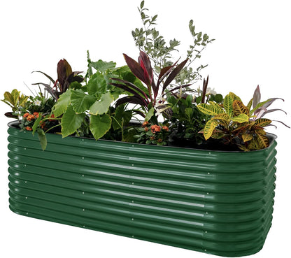 Vego garden 32" Extra Tall Raised Garden Bed Kits, 10 in 1 Modular Raised Planter Box for
