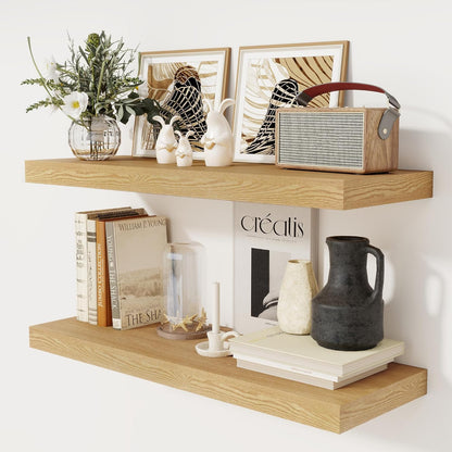 Floating Shelves 36 Inch Long, 12 Inch Deep Floating Shelves for Wall, 36 x 12 Shelves for Wall