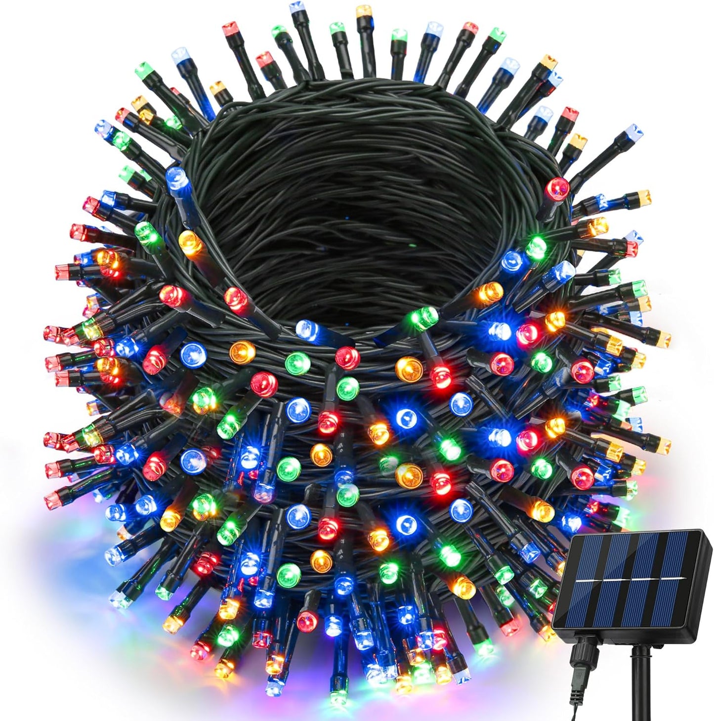 Joomer Solar Christmas Lights Outdoor, 105FT 300 LED 8 Modes Solar String Lights Waterproof Fairy