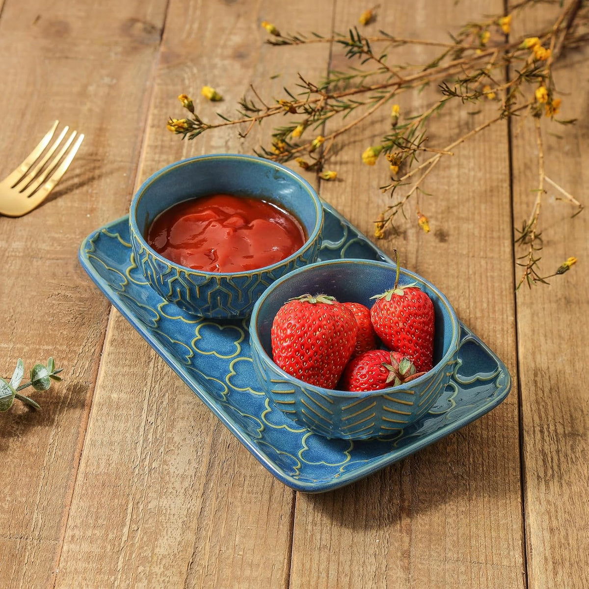 Sureasy Mini Ceramic Dipping Bowls – 4 oz, 3.5 Inch Small Bowls for Sauces & Side Dishes, Microwave