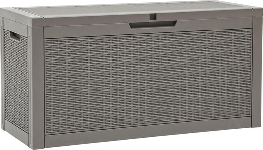 YITAHOME 60 Gallon Outdoor Storage Box, Large Water Resistant Resin Deck Box, Indoor Outdoor