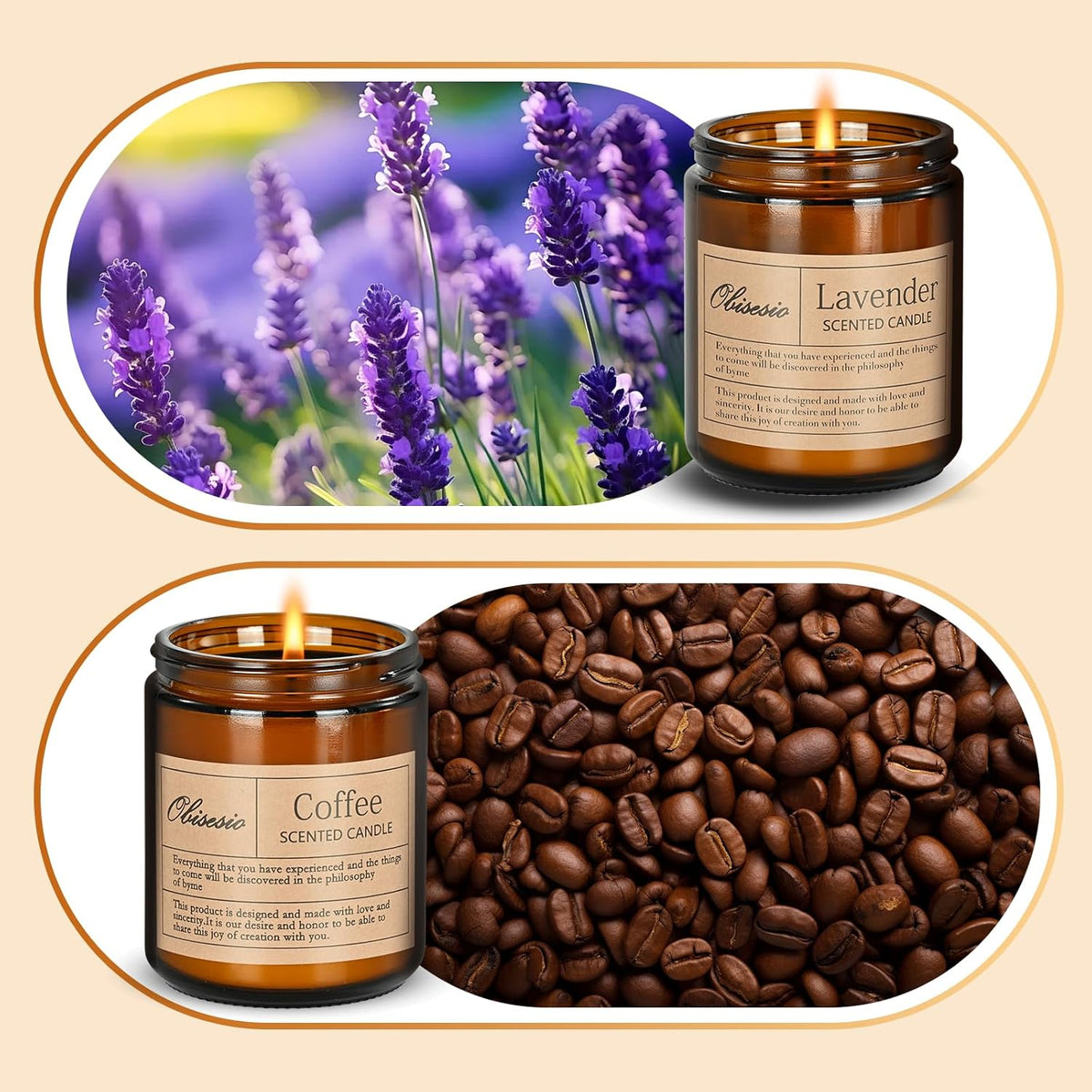 Scented Candles, Candles for Home Scented, 2Pack 14oz Bath and Body Works Candle for Women