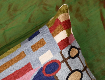 Hundertwasser Modern Pillow Cover Contemporary Pillowcase Accent Outdoor Pillows Abstract Couch