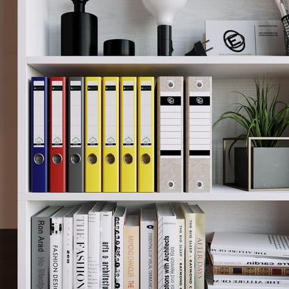 IRONCK Bookshelves and Bookcases Set of 2 Floor Standing 6 Tiers Display Storage Shelves 70 in Tall