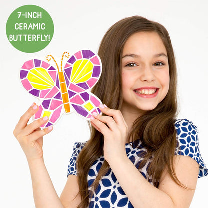 Creative Roots Paint Your Own Stepping Stones Multipack with Butterfly, Unicorn, & Heart, 3 Ceramic