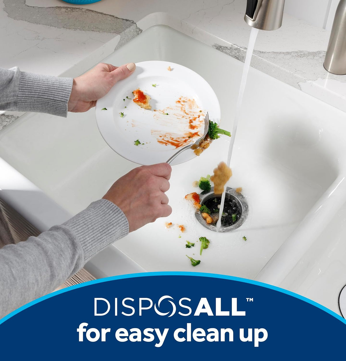 GE GFC1065W Disposer, Black