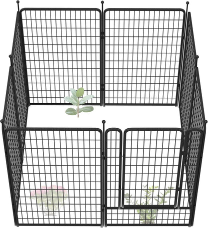 FXW Garden Fence Outdoor for The Yard – 50in(H) x 20.0ft(L) Heavy Duty Metal Animal Barrier for Dog