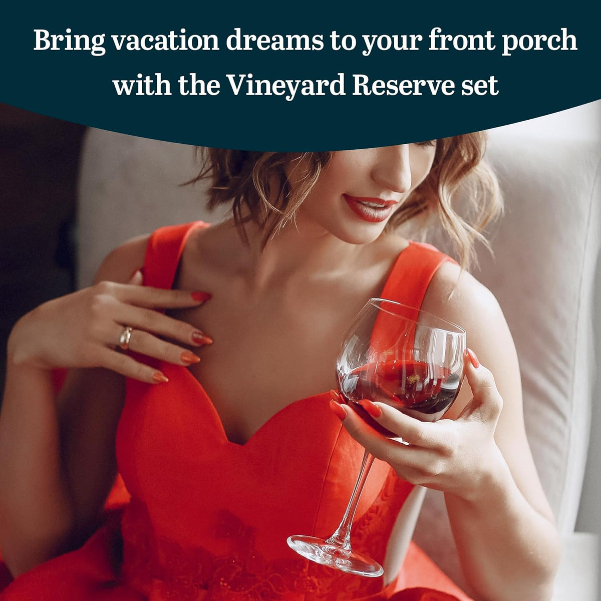 Libbey Vineyard Reserve Wine Glass Set of 12, Red and White Clear Wine Glasses, Merlot, Bordeaux