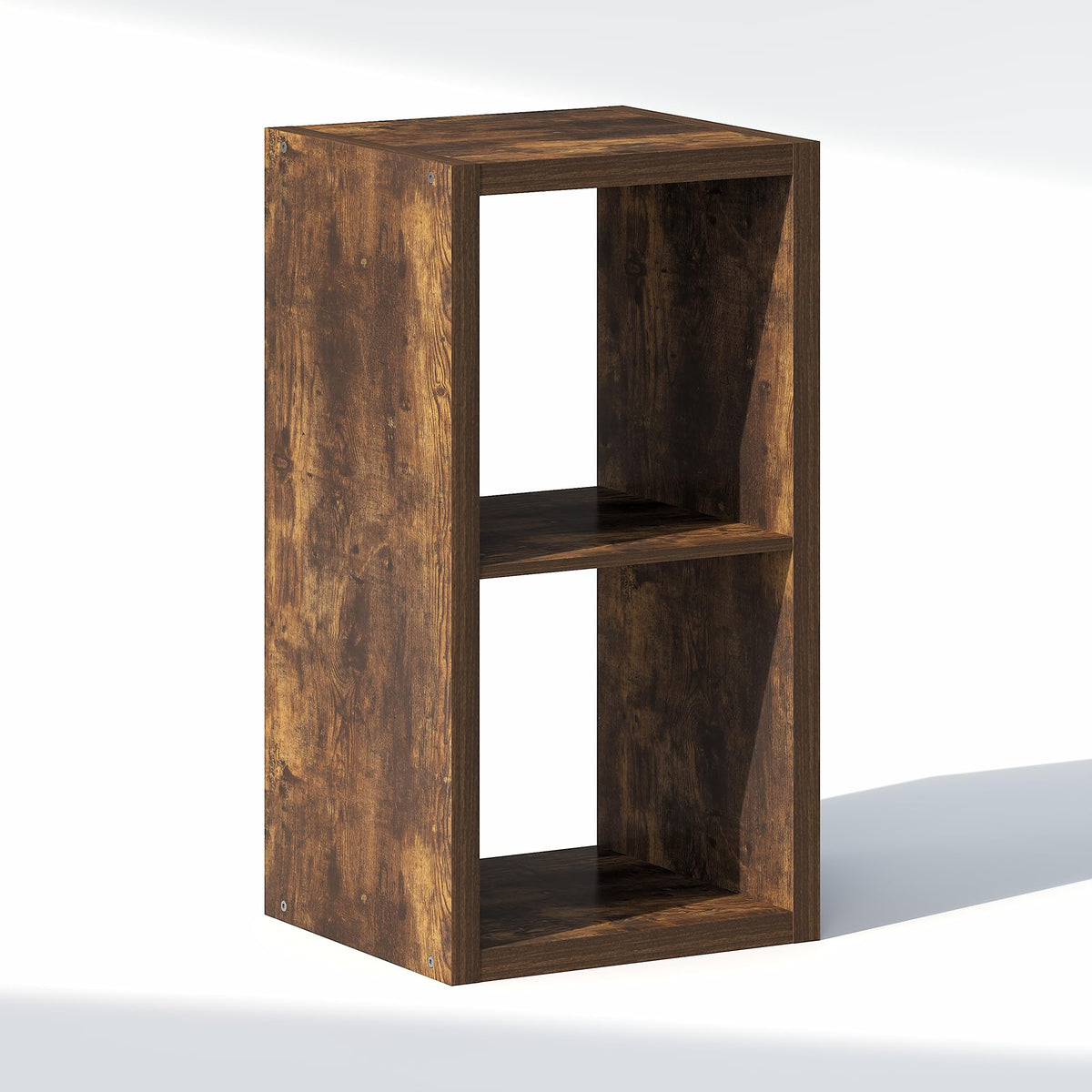 Furinno Cubic Extra Thick 2-Cube Closet Organizers and Storage, Amber Pine