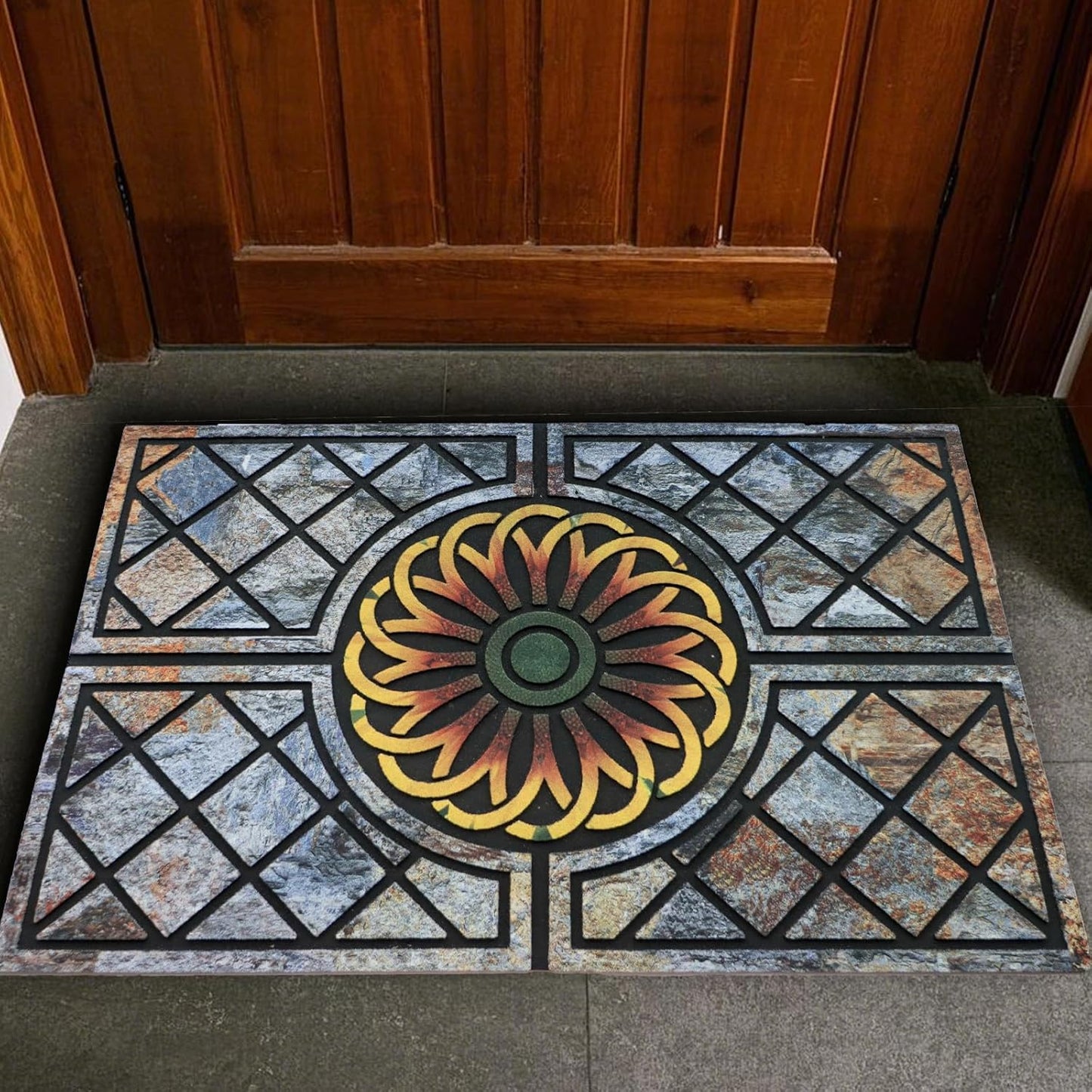 Door Mat Welcome Mat, Heavy Duty Door Mat 17.7 x 29.5 Inch Front Door Mat Rug Doormat for Outdoor