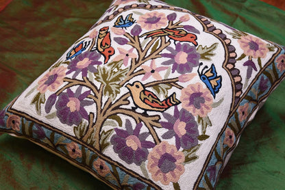 Tree of Life Pillow Cover Lavender Floral Pillowcase Botanical Flower Pillows Plants Farmhouse