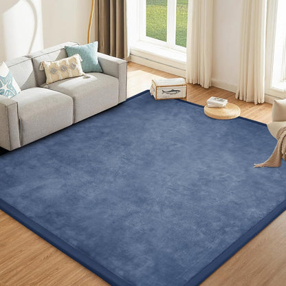 Baby Play Mat 1.2" Thick Memory Foam Nursery Rug Area Rug, 9’2” X 6’7” Yoga Mat Playmat Crawling