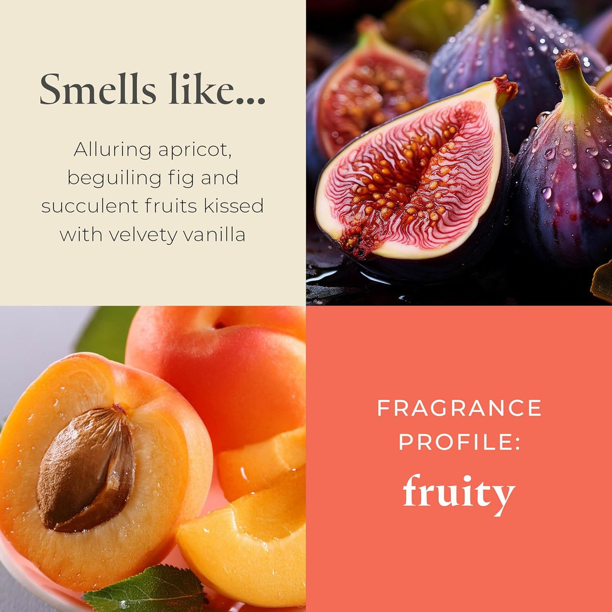 PartyLite Fig Fatale Scented, Notes of Apricot, Green Fig, Peach, Mango, Strawberry and