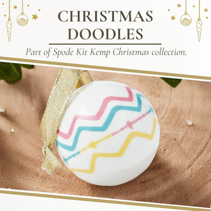 Spode Kit Kemp Christmas Ornament - Rik RAK - Fine China Whimsical Festive Keepsake, Collectible