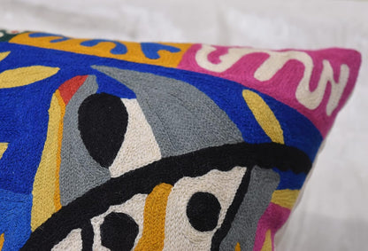 Matisse Decorative Pillow Cover - Music Modern Chair Cushion| Modern Farmhouse Pillows | Flower