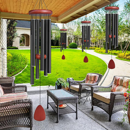 Large Aluminium Wind Chimes Outside, Soothing Melodic Memorial Sympathy Wind Chime, Suitable