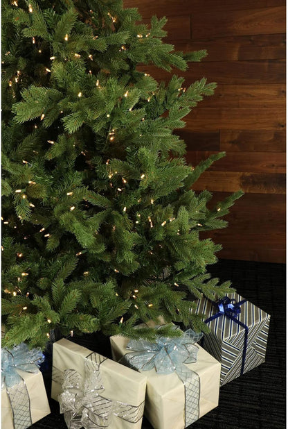 Fraser Hill Farm 7.5-Ft. Foxtail Pine Artificial Christmas Tree with White Incandescent Smart