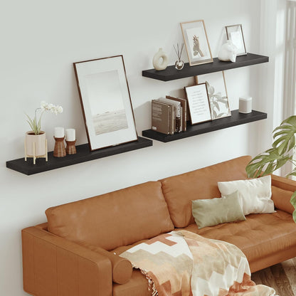 Single Floating Shelves 48 Inches, 48 x 10 inch Deep x 1.8 in Thick, Long Wall Shelves Heavy Duty