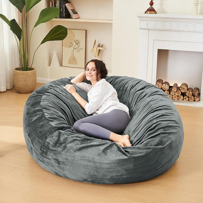 Bean Bag Chairs for Adults - Memory Foam Furniture BeanBag Chair - Kids/Teens Sofa with Soft Micro