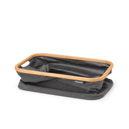 Brabantia - Foldable Laundry Basket 10.6 Gal - Water Resistant Hamper for Wet & Dry Laundry