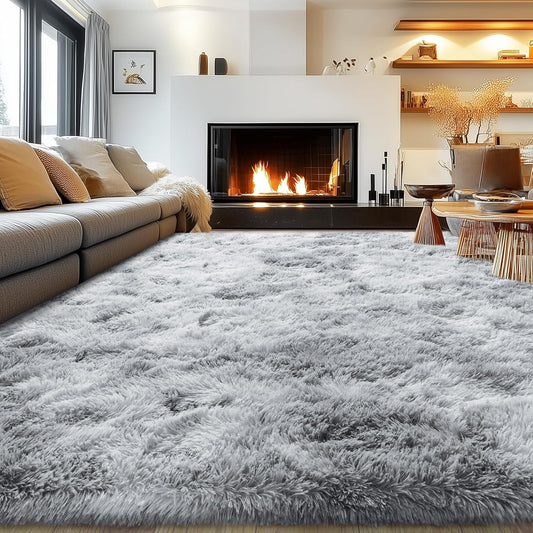 Rezutan Area Rugs 8x10 Living Room, Large Fluffy Rugs for Bedroom, Soft Carpet Shag Kids Room