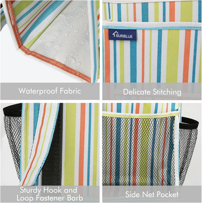 Surblue Bedside Caddy Hanging Bed Organizer Storage Bag Pocket for Bunk and Hospital Beds, College