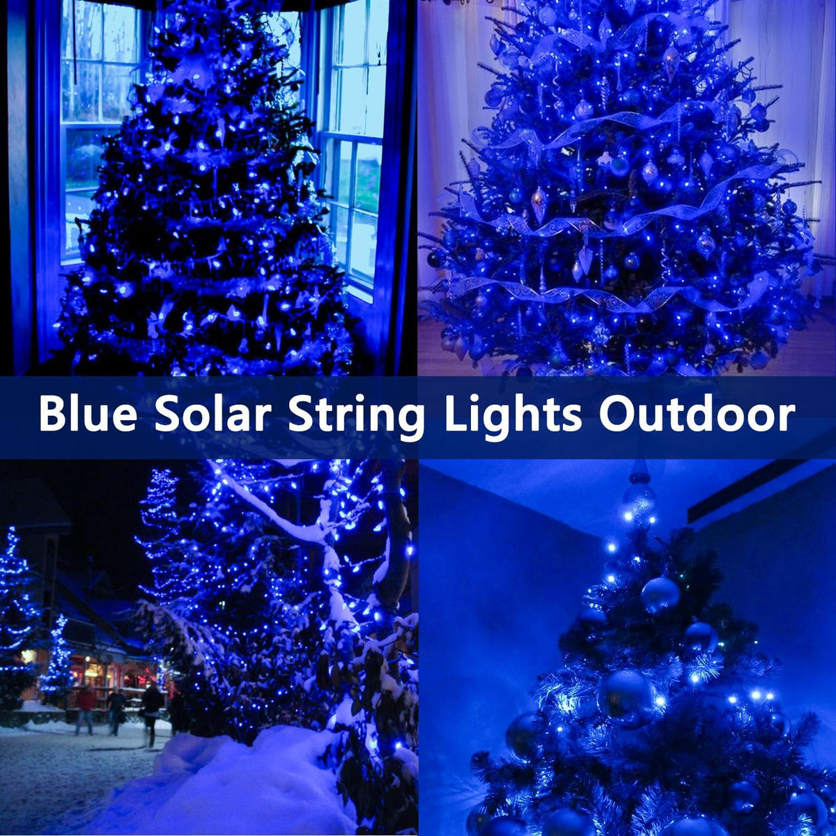 Upgrade Solar String Lights for Outside 2 Pack Total 180FT 500LED String Lights Outdoor with 8